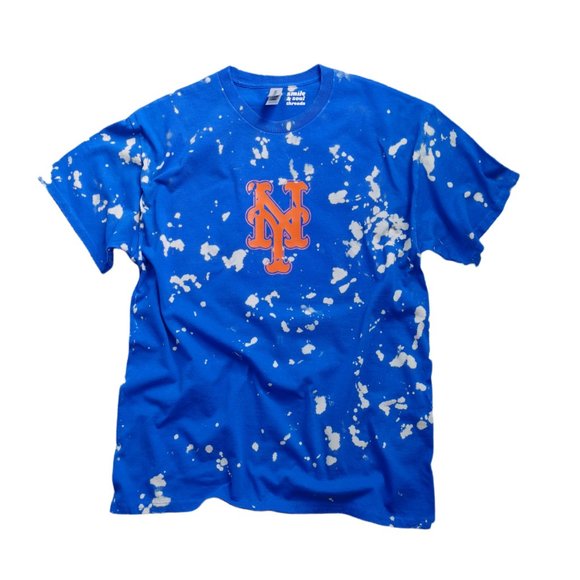 New York mets bleached t-shirt - Picture 1 of 4